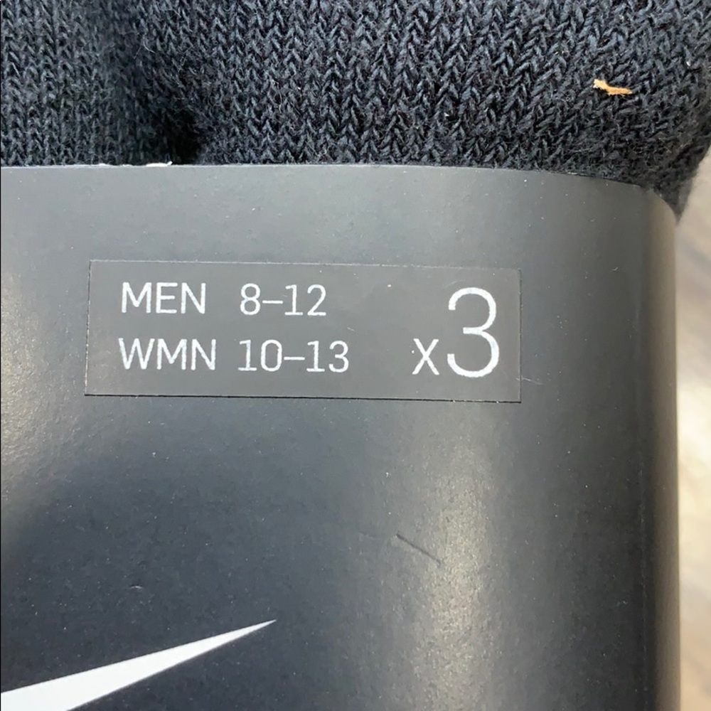NIKE 3 pairs set EVERYDAY COTTON CUSHIONED CREW SOCKS - Picture 9 of 13